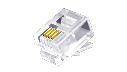 6P4C Modular Plug RJ11 RJ14: Phoenix Enterprises -PE- Connectors IC ...