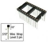 24 pin Wire Wrap DIP IC Socket .6"