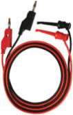 Banana to Hook Test Lead Set 2 piece black and red 36" length