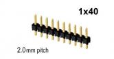1x40 pin Snappable Header 2mm sp