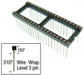 40 pin Wire Wrap DIP IC Socket .6"