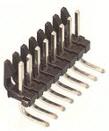 24 pin Friction Lock Header breakaway .156" 3.96mm spacing right angle