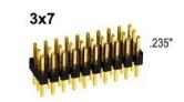 3x 7 pin Snappable Header .1"sp 3x 7 pin Snappable Header .1"sp