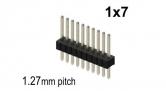 1x 7 pin Snappable Header .05" Sp .230"MH