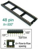 48 pin DIP IC Socket Machined .6"